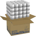 Box of Pacific Blue toilet paper rolls on a white background