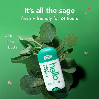 hello Home for the Holidays travel toiletry kit with naturally friendly sage deodorant, toothpaste and reusable zippered toiletry bag, featuring shea butter and fresh 24-hour odor protection; TSA-friendly unisex personal care, oral care and hygiene essentials for travel, vacations, overnight stays, holiday gifting and guest bathrooms from Tree of Life Grocers