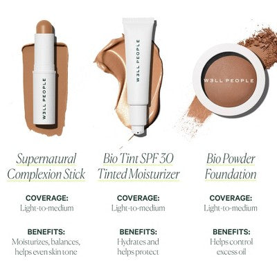 Well People Supernatural Complexion Stick Foundation + Concealer 26 Medium Warm 0.28oz - Imperfect Box