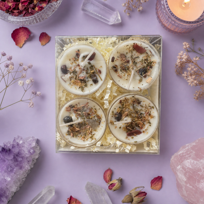 Gaia Goddess Tealight Candle Set