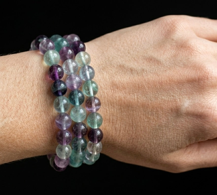 Soul Tide Fluorite Bracelet - For the souls learning to heal, release, and rise again.