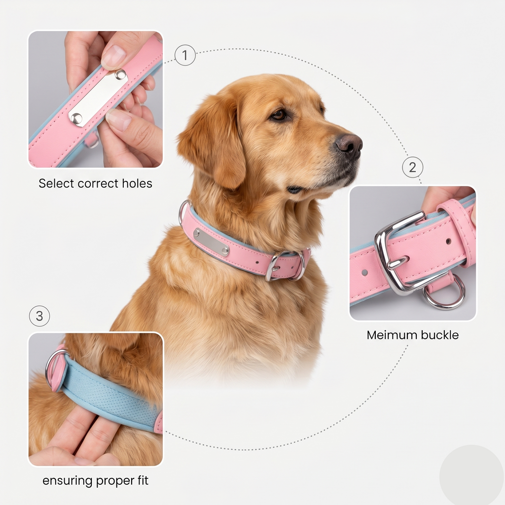 Breathable Cotton Dog Collar