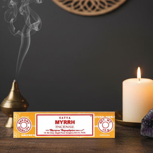 Myrrh Satya Incense for Relaxation and Inner Peace