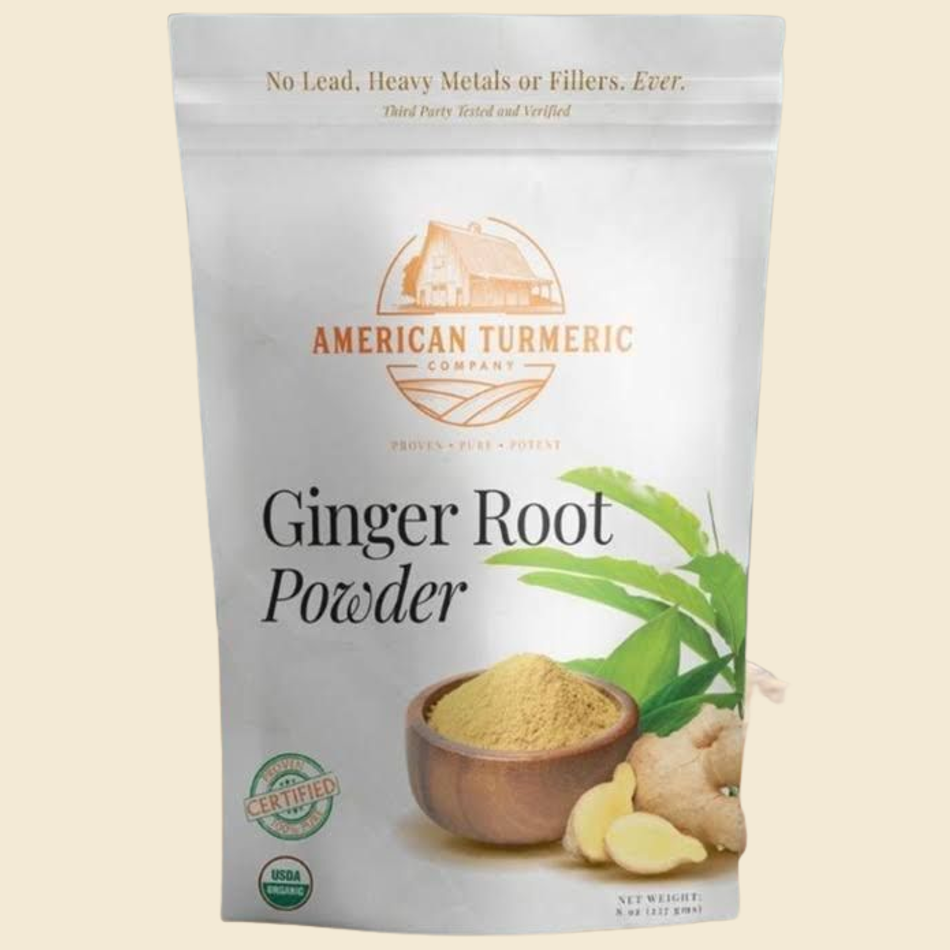 All Natural Ginger Root Powder – Certified Lead-Free, Heavy Metal Tested, Gut & Joint Support