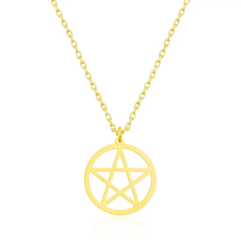 Pentacle Chain Necklace