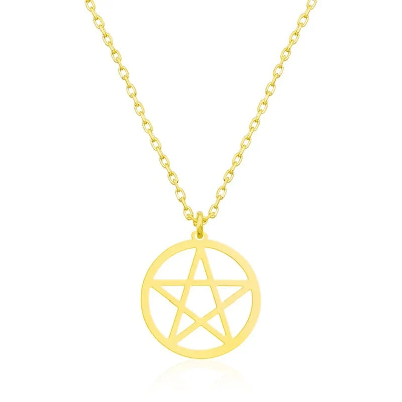 Pentacle Chain Necklace