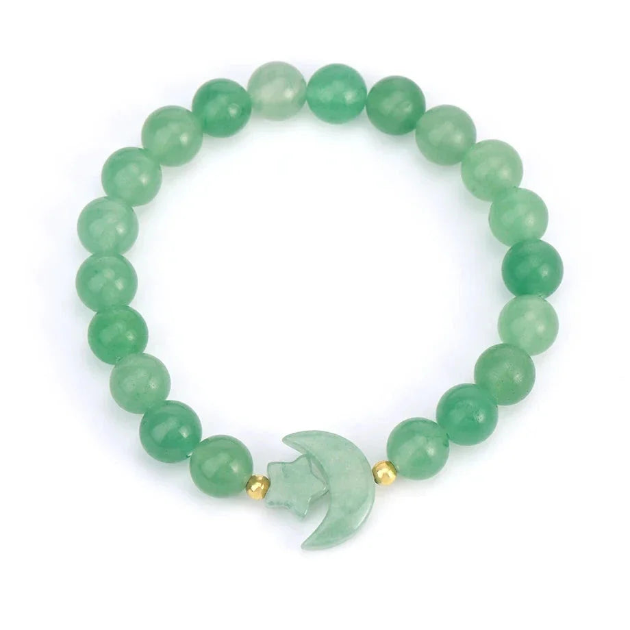 Moon Crystal Bead Bracelets