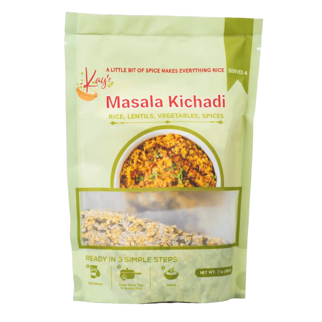 Masala Kichadi – One-Pot Vegan Meal with Lentils & Rice