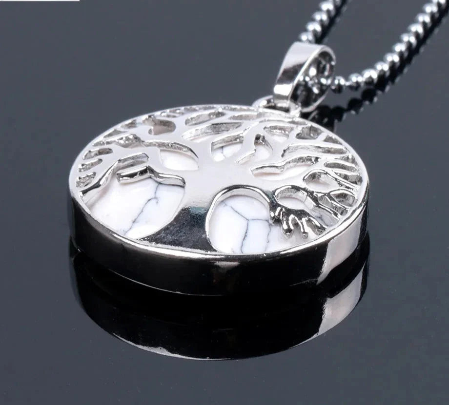 Tree of Life Crystal Necklaces