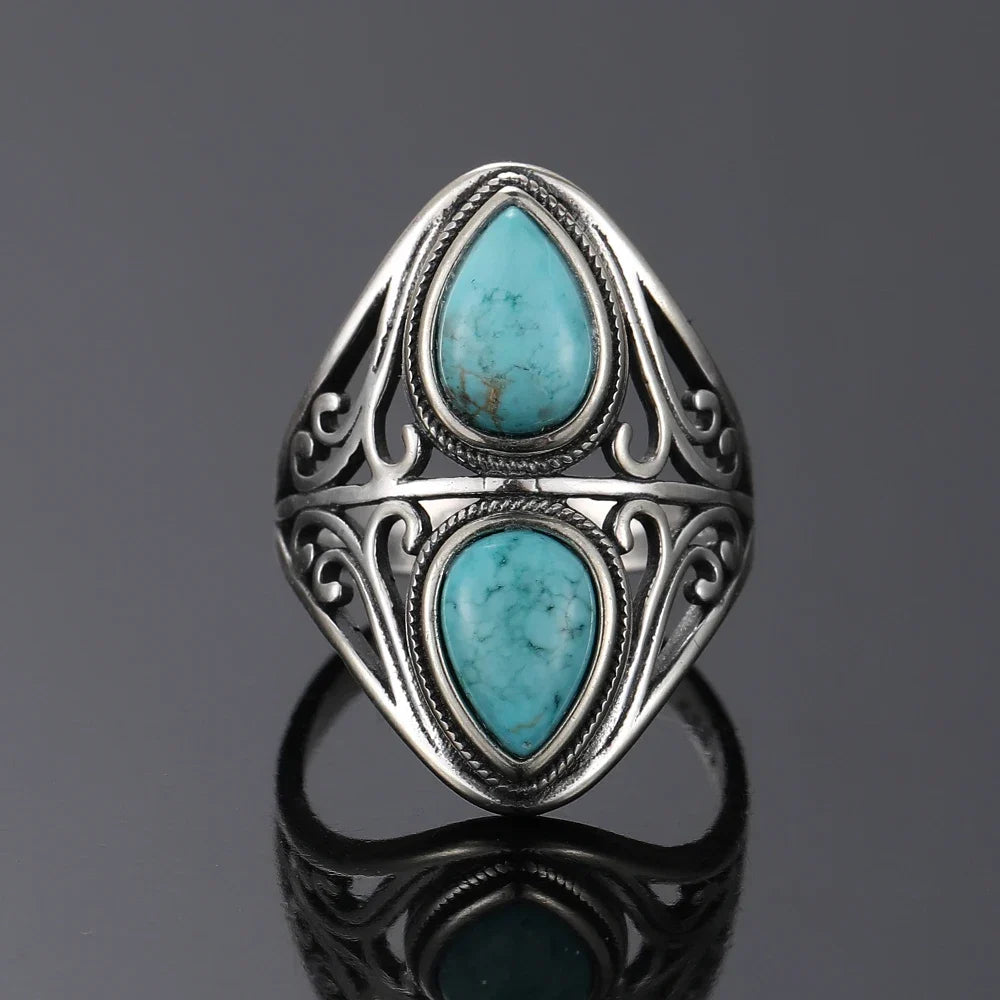 925 Sterling Silver Turquoise Ring