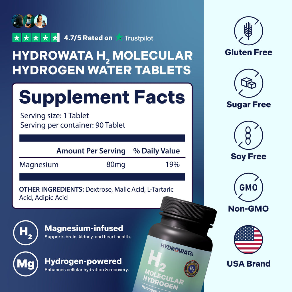 HydroWata™ | Hydrogen Water Tablets 90 Servings