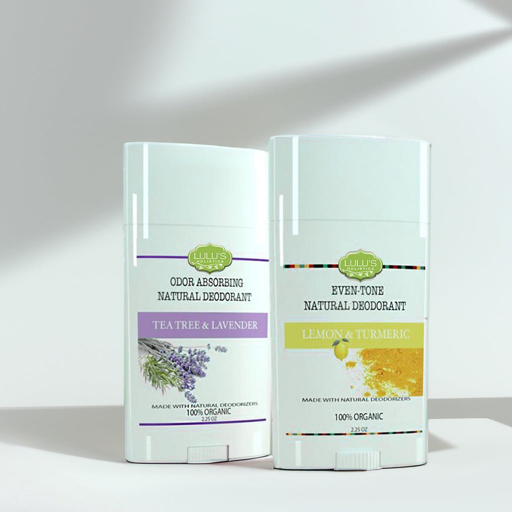 Underarm Care Deodorant Duo – Lemon Turmeric & Tea Tree