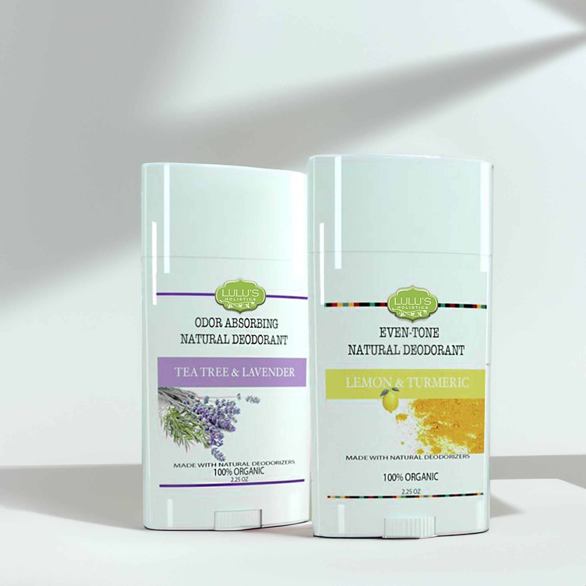 Underarm Care Deodorant Duo – Lemon Turmeric & Tea Tree