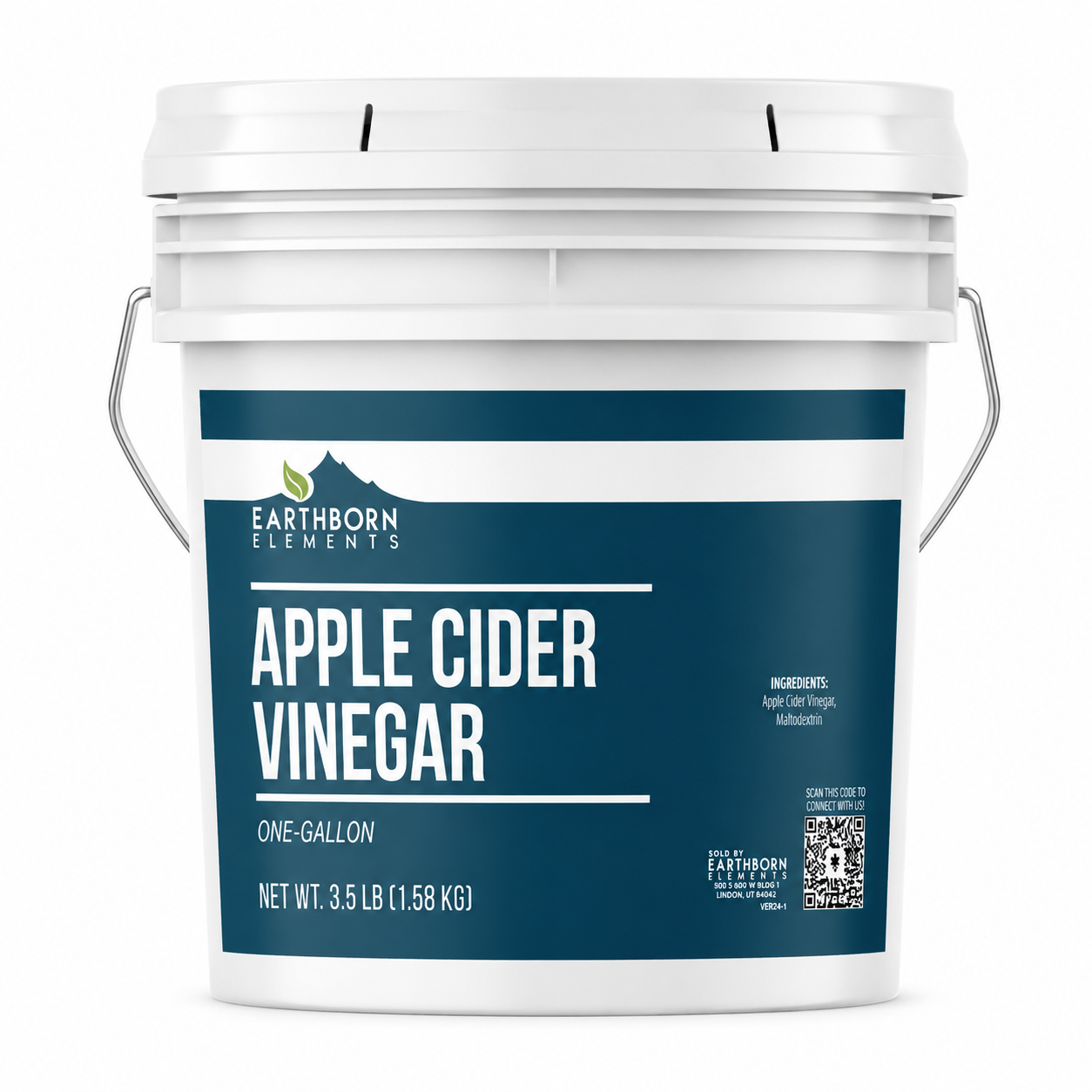 Earthborn Elements Apple Cider Vinegar Powder – 1 Gallon Bucket