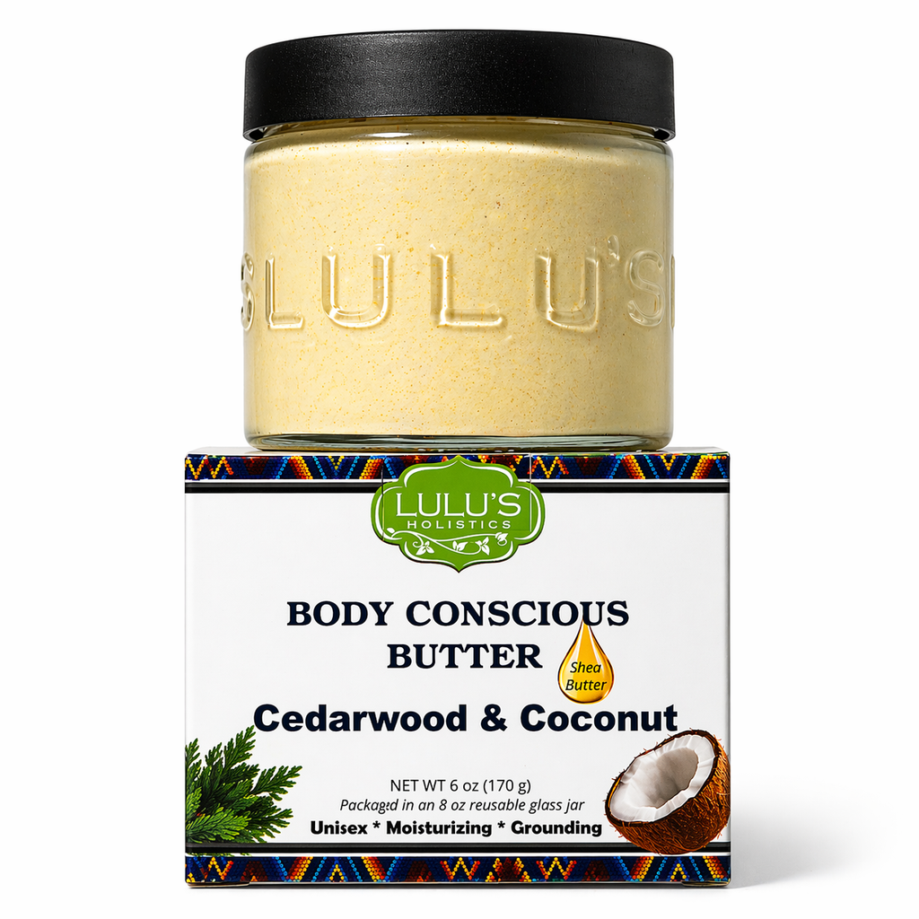 Cedarwood & Coconut Whipped Body Butter – Deep Moisture for Dry Skin