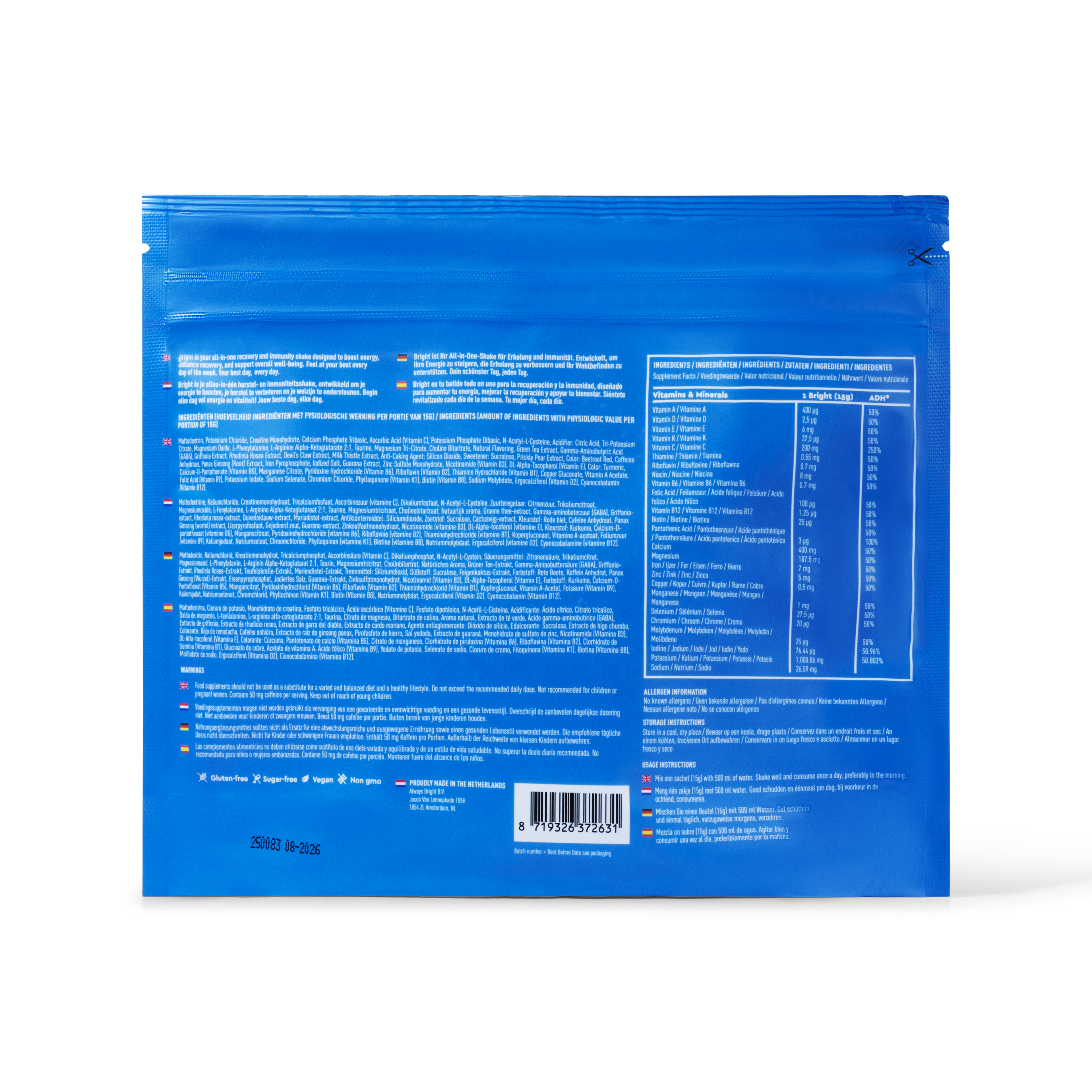 Bright | Daily Wellness Drink for Hydration, Recovery, Immunity & Focus