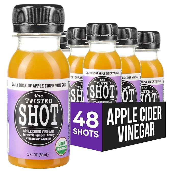 The Twisted Shot Organic Apple Cider Vinegar Wellness Shots