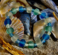 Coastal Tide Recycled Glass Bracelet