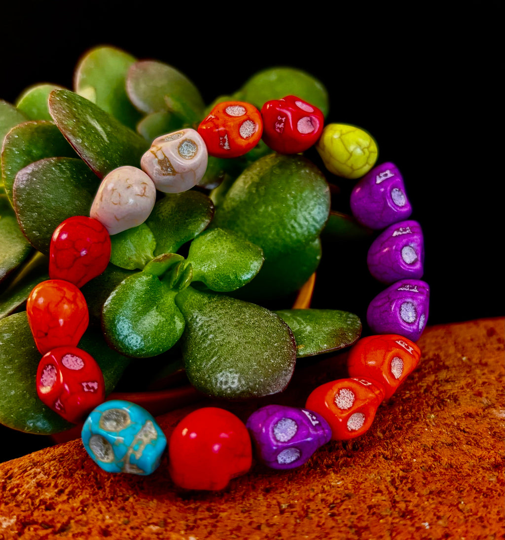 Corazón Calavera Energy Bracelet