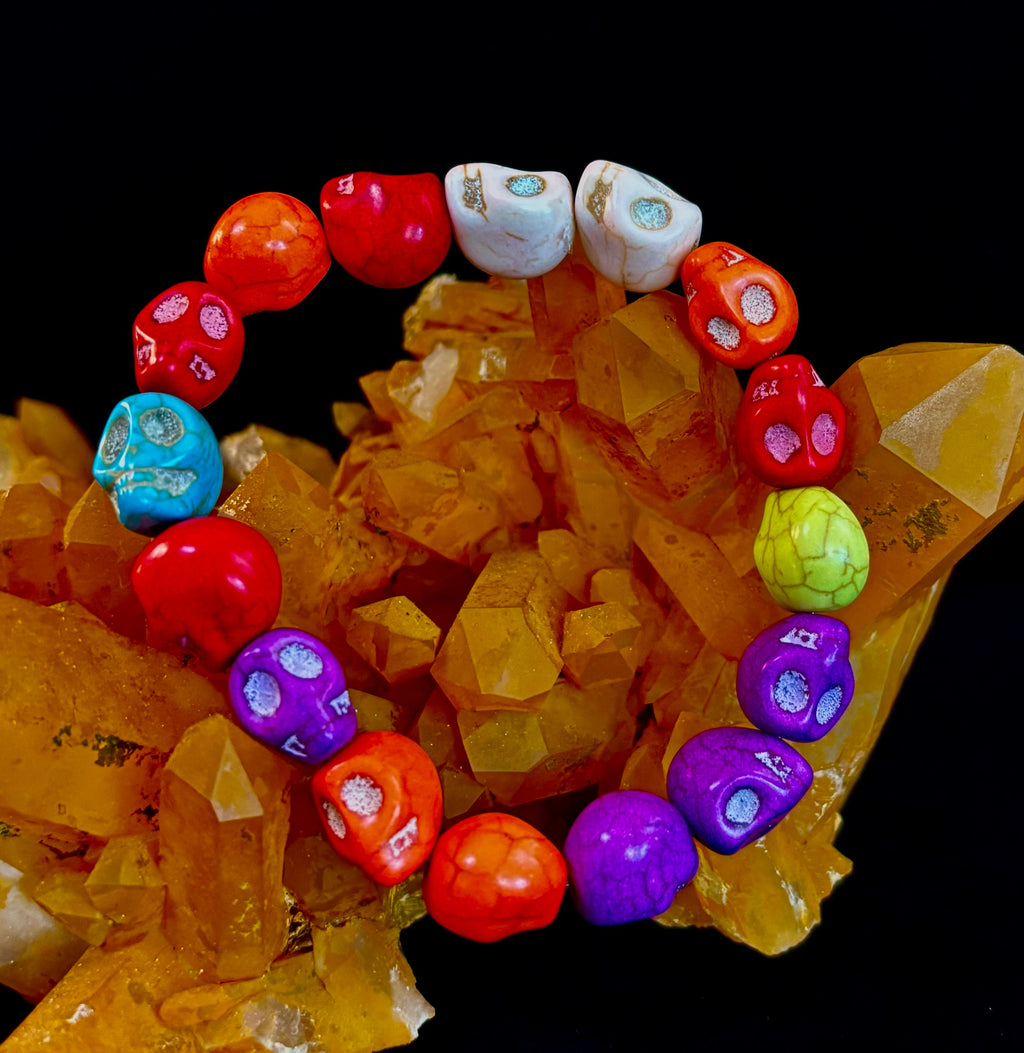 Corazón Calavera Energy Bracelet