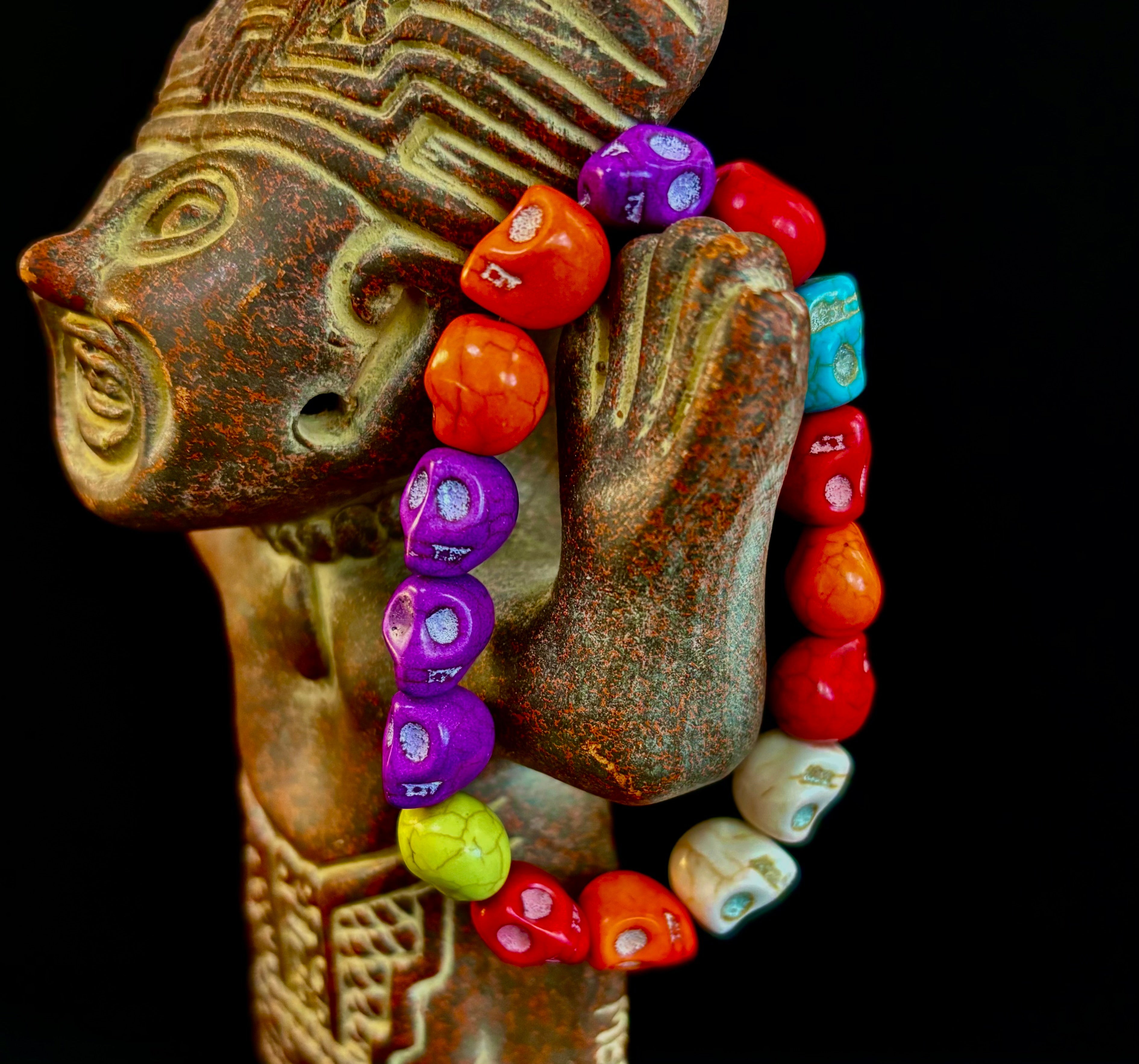 Corazón Calavera Energy Bracelet