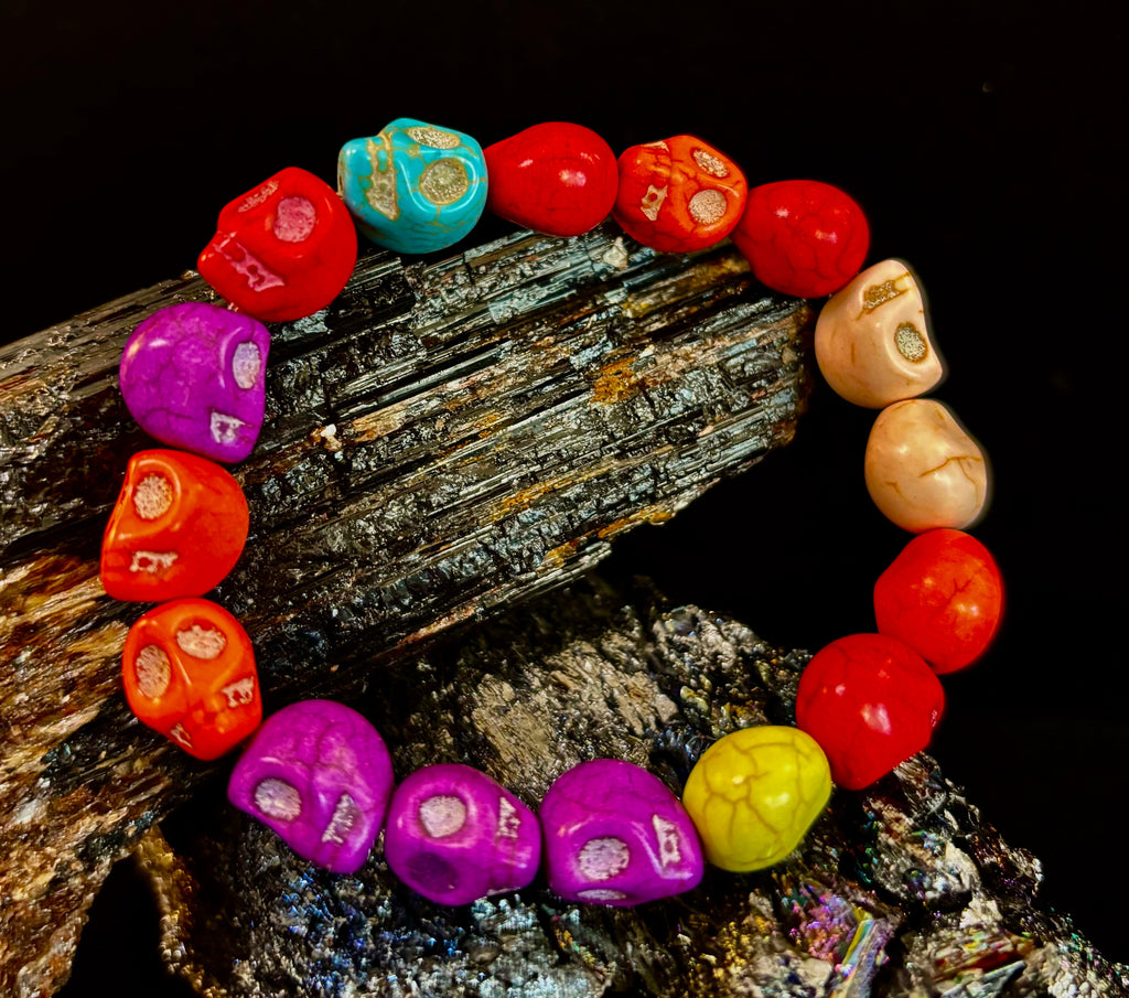 Corazón Calavera Energy Bracelet
