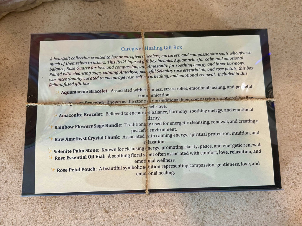Caregiver Healing Gift Box