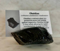 Natural Crystal Card Holder - Raw Crystal Business Card or Card Display (Various Stone Choices)