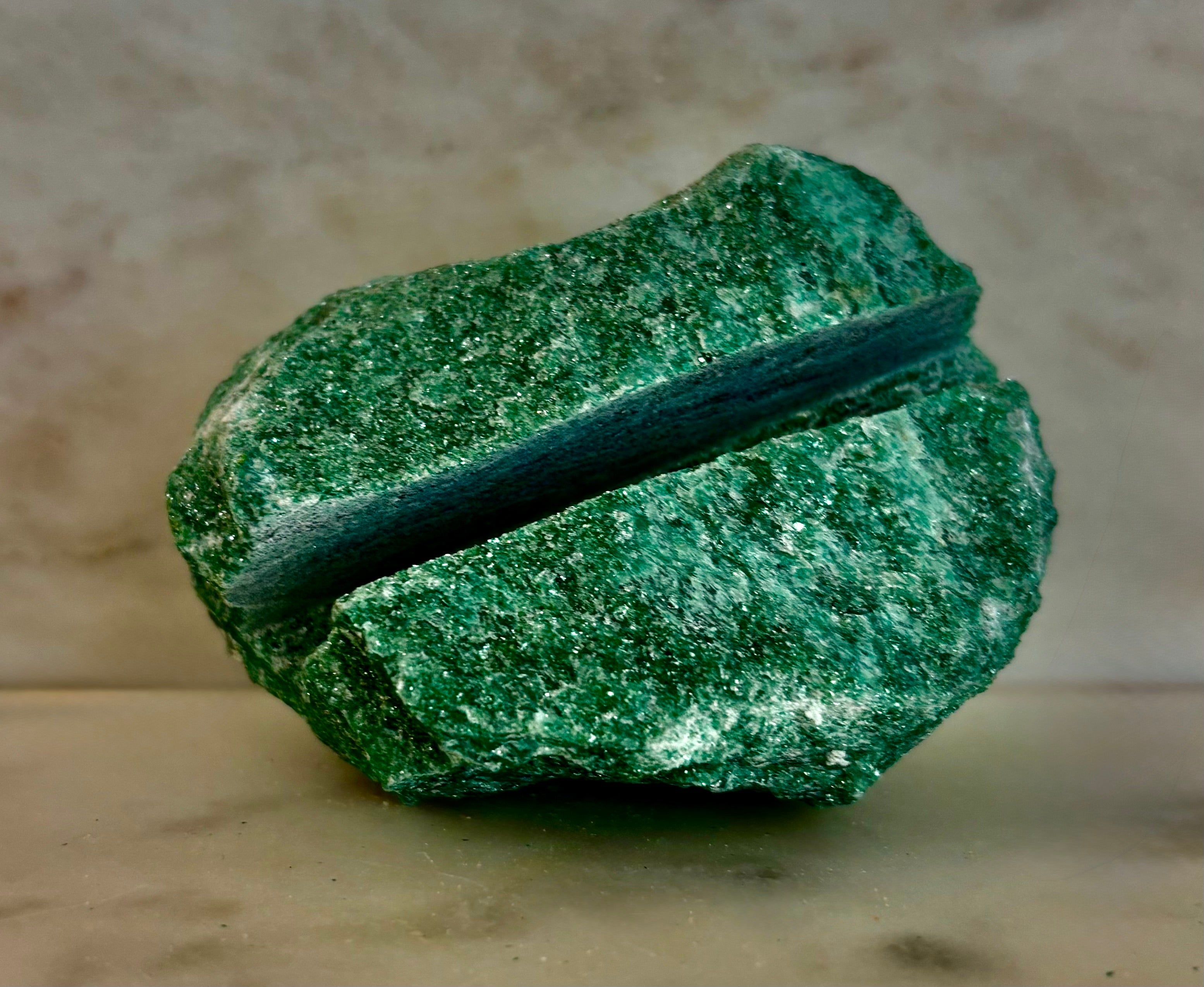 Natural Crystal Card Holder - Raw Crystal Business Card or Card Display (Various Stone Choices)