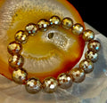 Champagne Glow Faceted Agate Bracelet