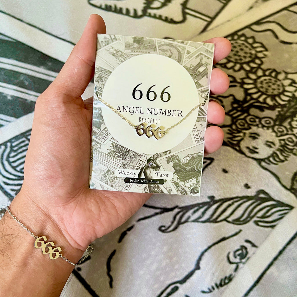 666 Angel Number ~ Stainless Steel Bracelet