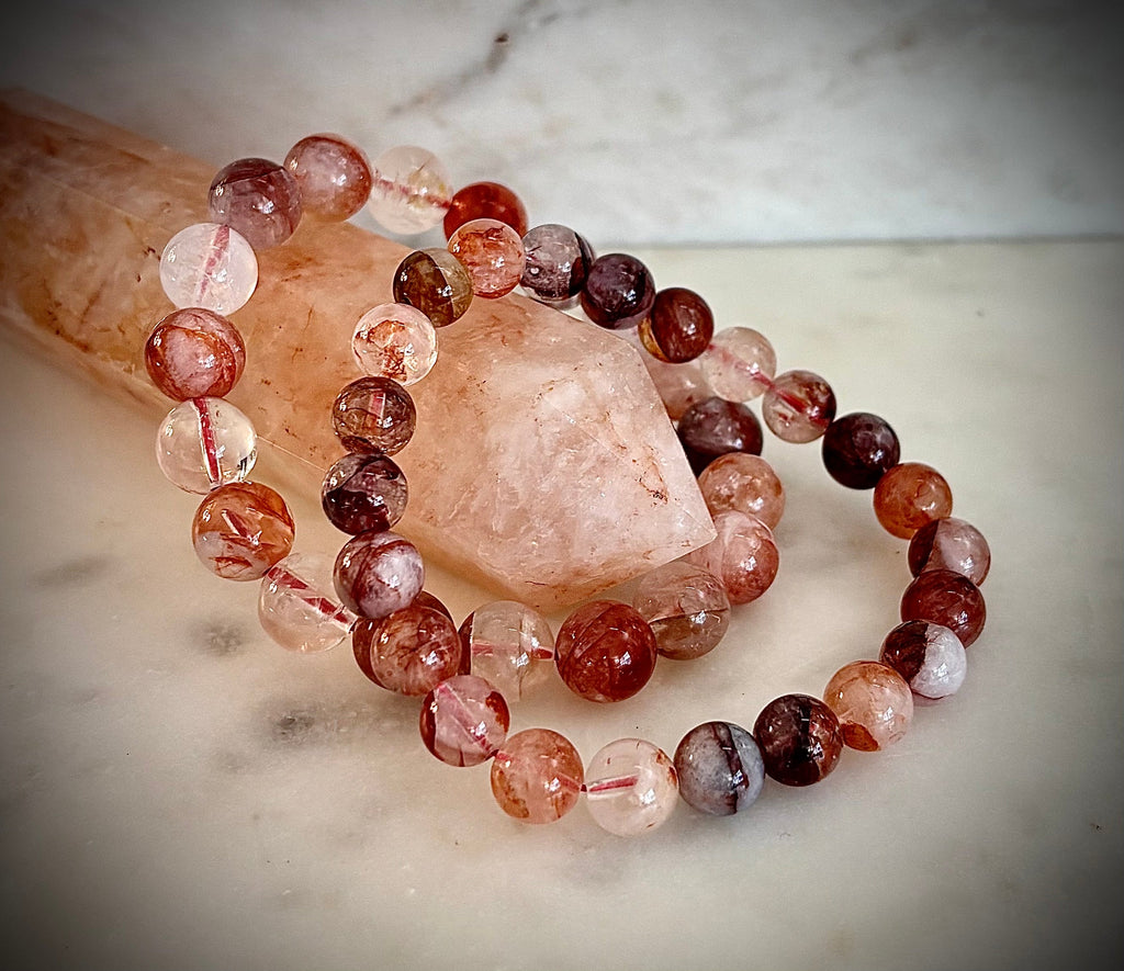 Ignite Within - Fire Quartz (Hematoid Quartz) Bracelet