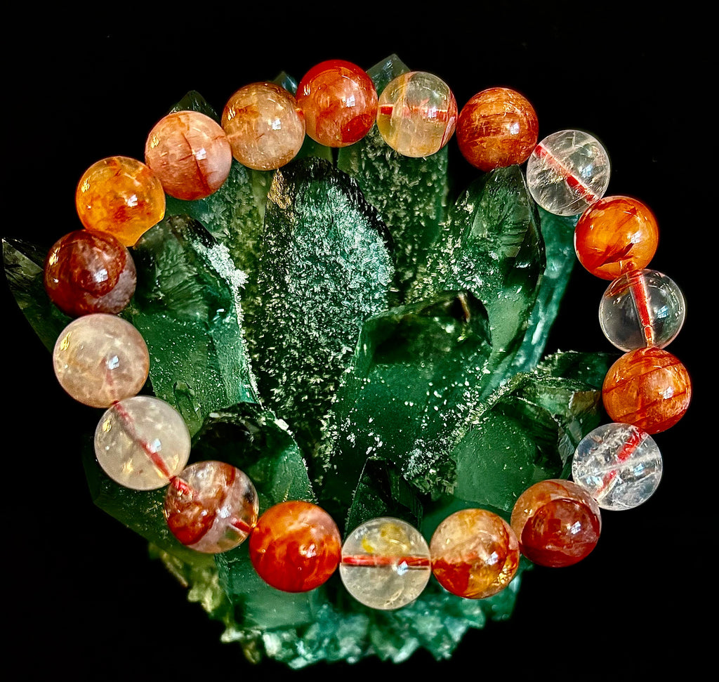 Ignite Within - Fire Quartz (Hematoid Quartz) Bracelet