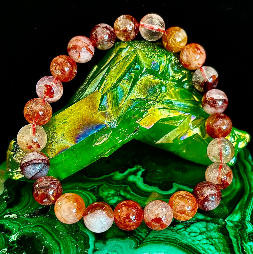 Ignite Within - Fire Quartz (Hematoid Quartz) Bracelet