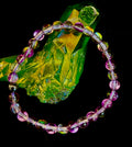 Prism of Possibility - Purple Aura Quartz Bracelet