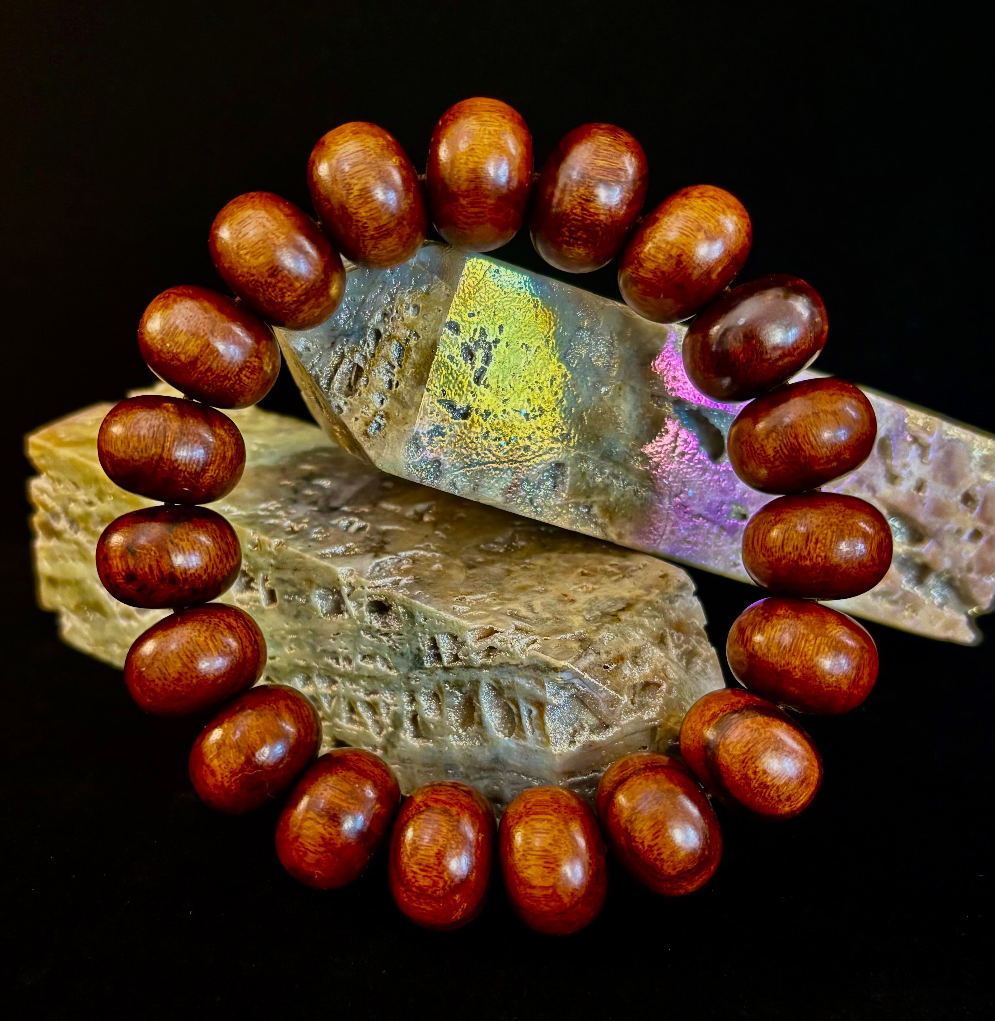 The Sacred Wood Statement Bracelet