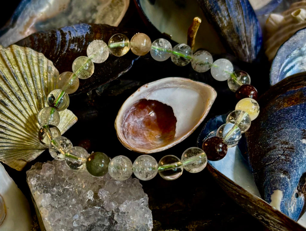 Garden Within Bracelet - Garden Quartz (Lodolite) Bracelet