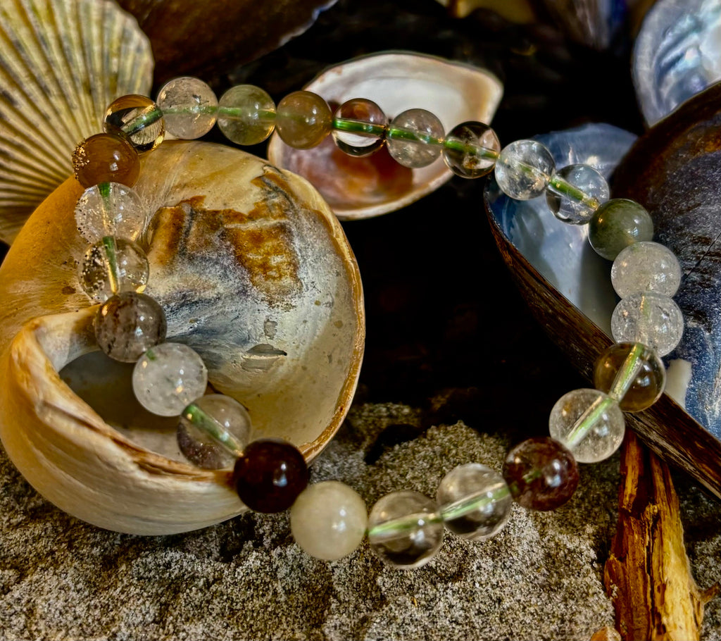 Garden Within Bracelet - Garden Quartz (Lodolite) Bracelet