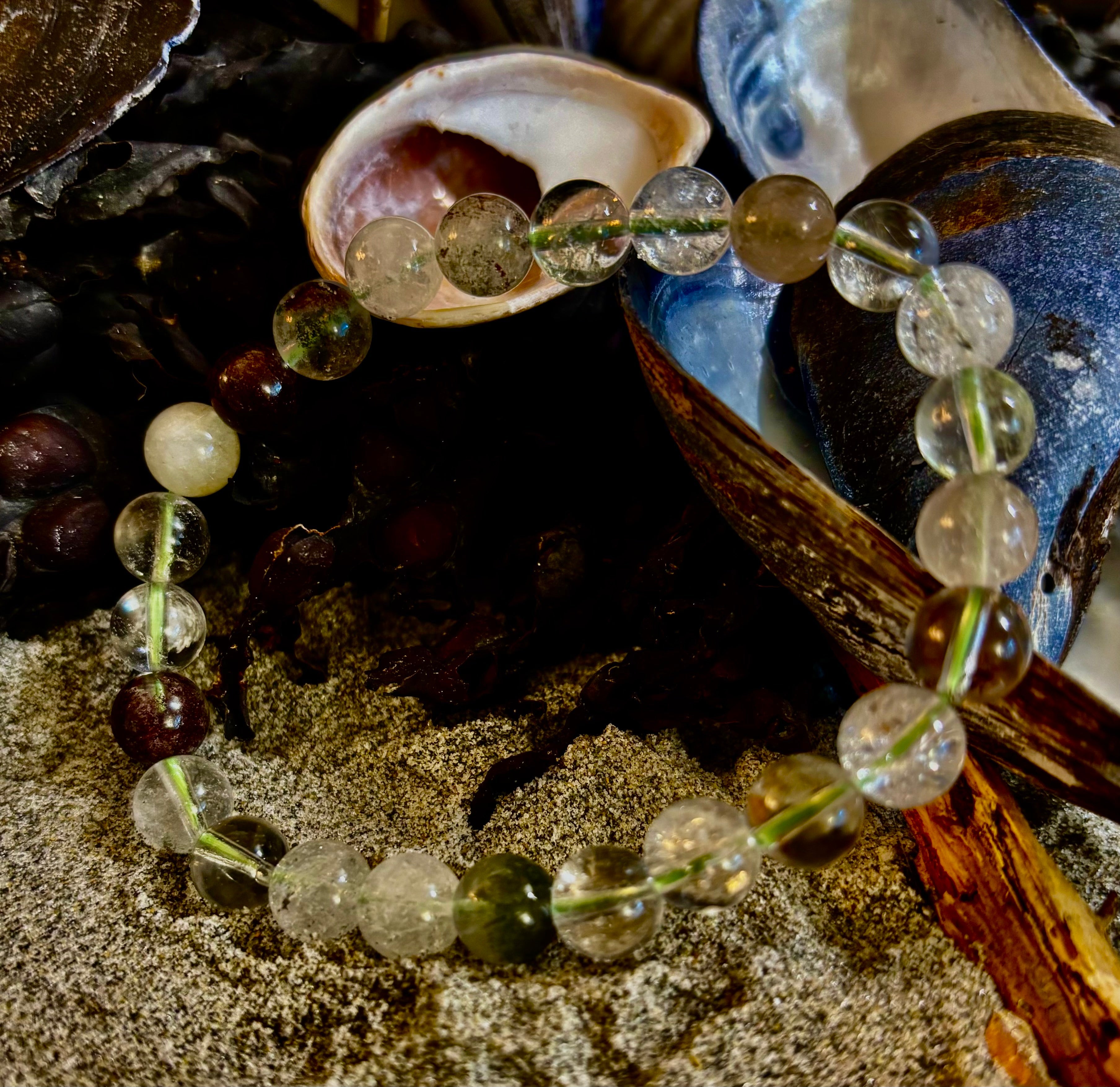 Garden Within Bracelet - Garden Quartz (Lodolite) Bracelet