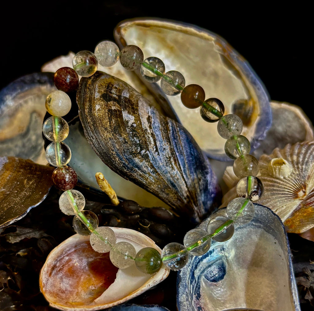 Garden Within Bracelet - Garden Quartz (Lodolite) Bracelet