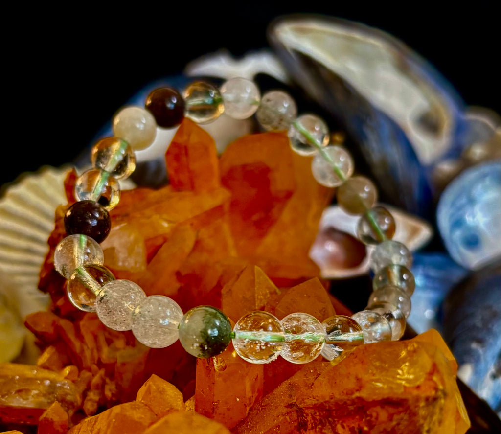 Garden Within Bracelet - Garden Quartz (Lodolite) Bracelet