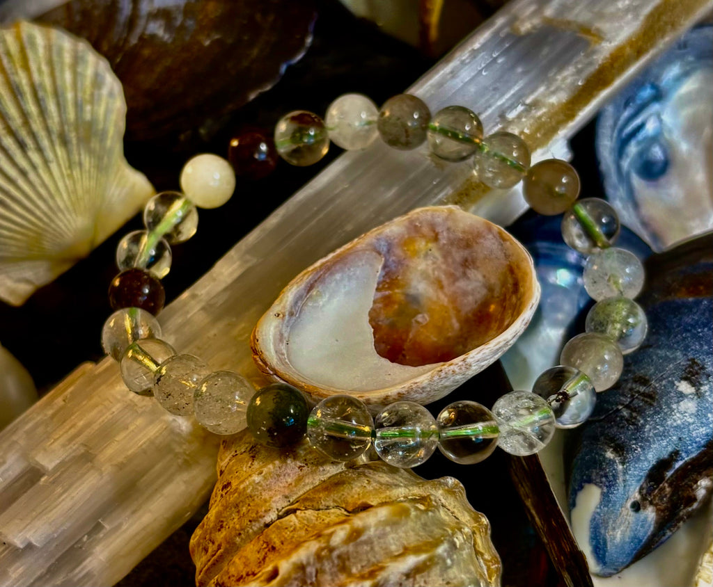 Garden Within Bracelet - Garden Quartz (Lodolite) Bracelet