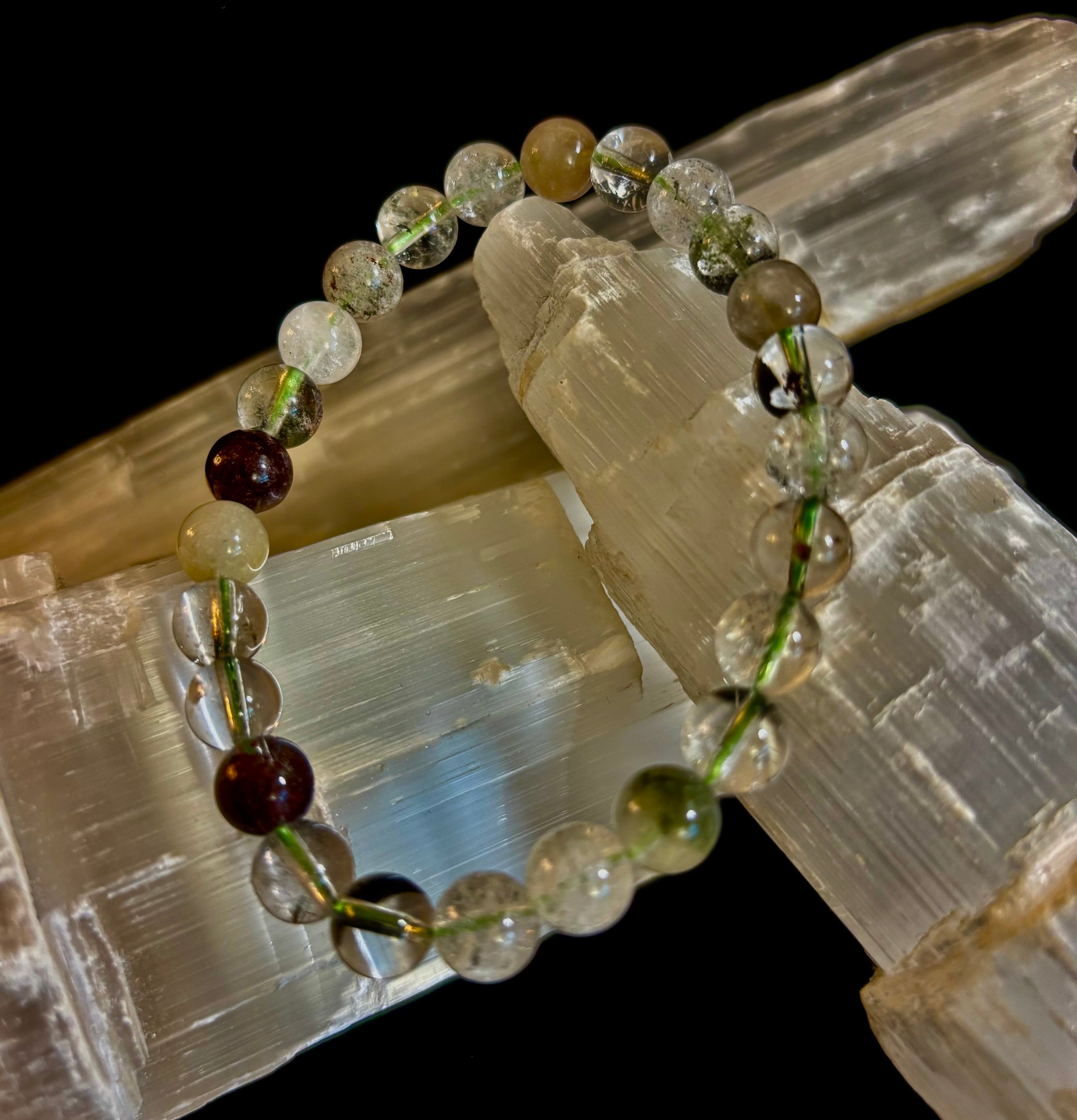 Garden Within Bracelet - Garden Quartz (Lodolite) Bracelet