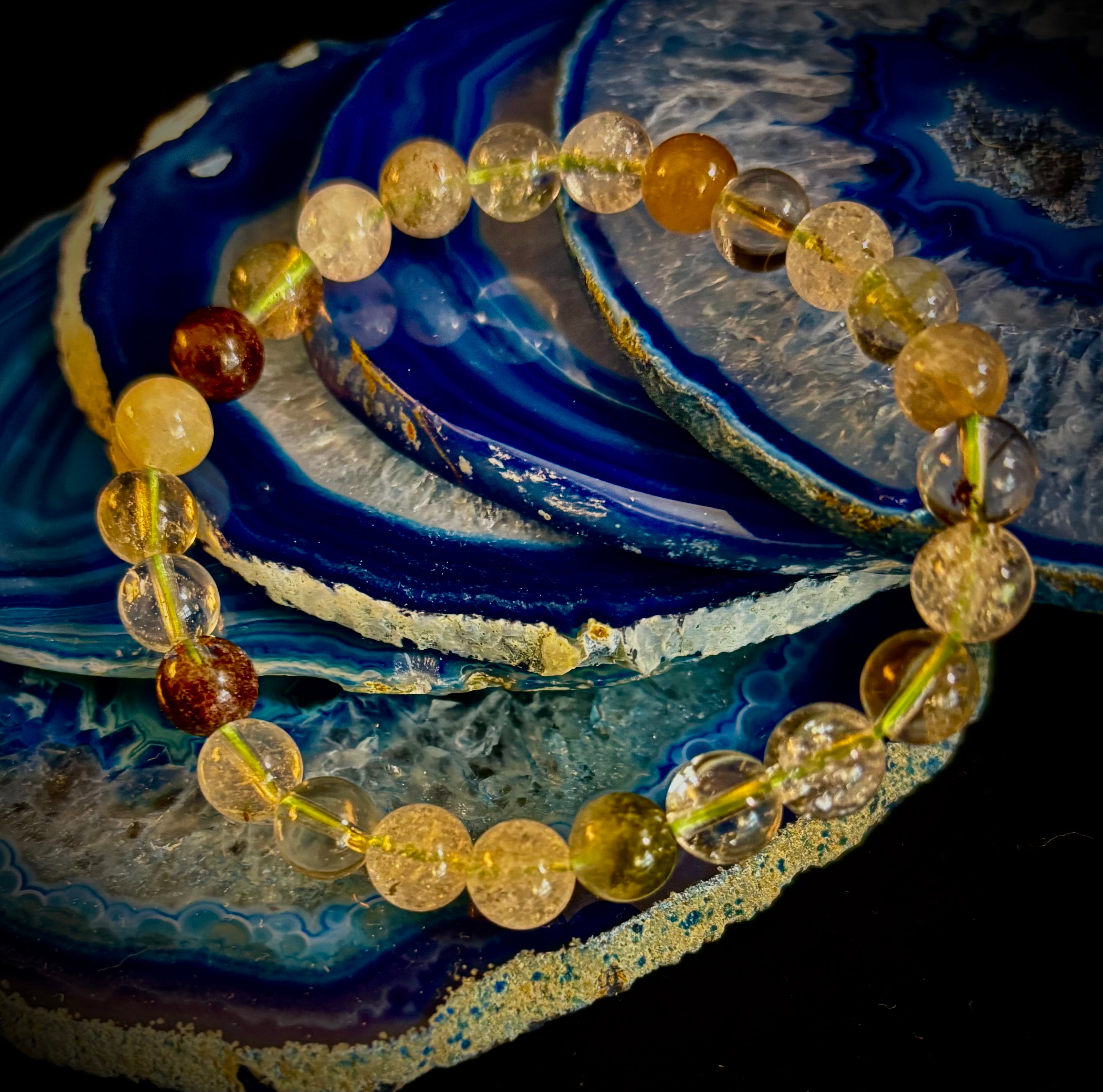 Garden Within Bracelet - Garden Quartz (Lodolite) Bracelet