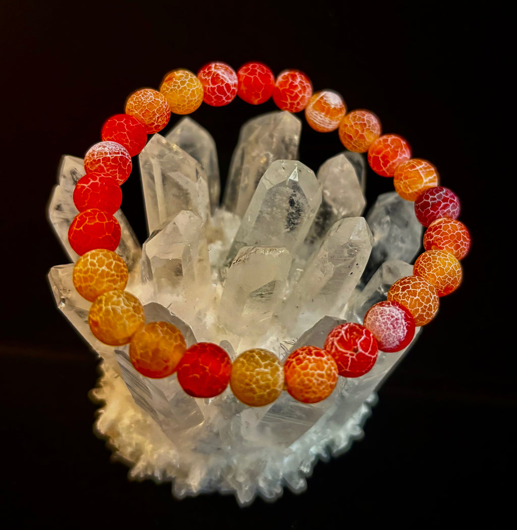 Frosted Earth Agate Bracelet (4 Wicked Fabulous Colors!)