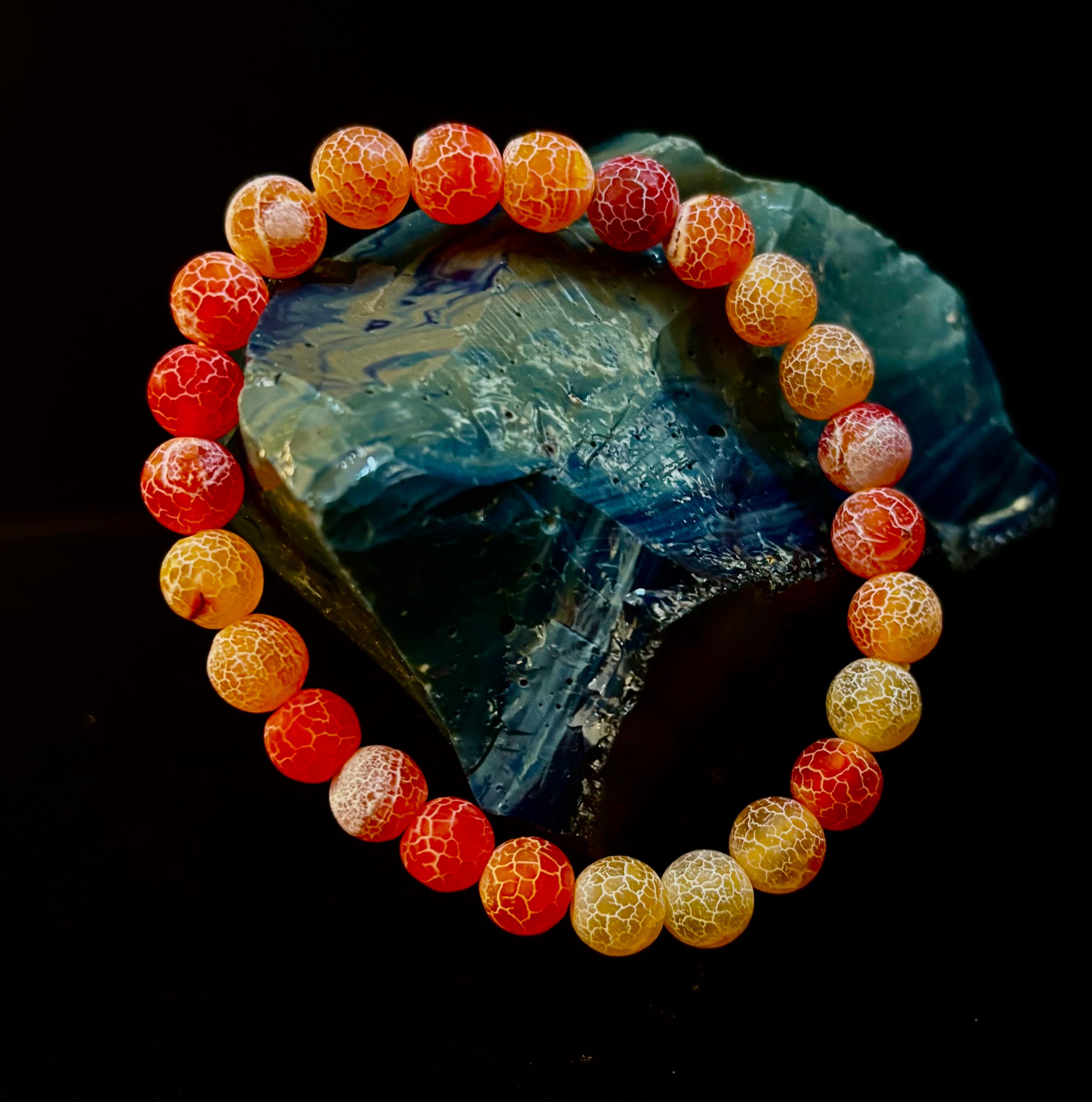 Frosted Earth Agate Bracelet (4 Wicked Fabulous Colors!)