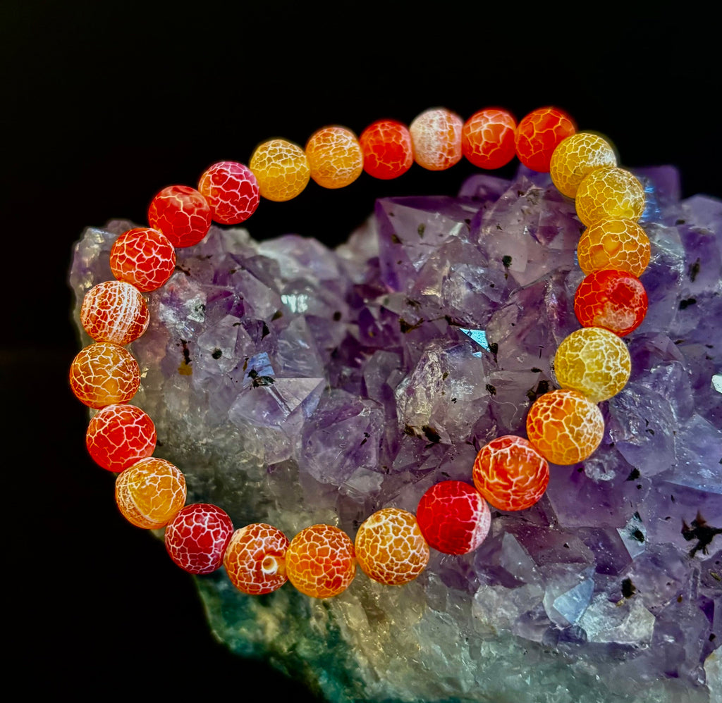 Frosted Earth Agate Bracelet (4 Wicked Fabulous Colors!)