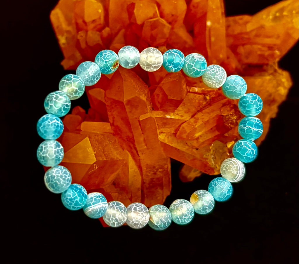 Frosted Earth Agate Bracelet (4 Wicked Fabulous Colors!)