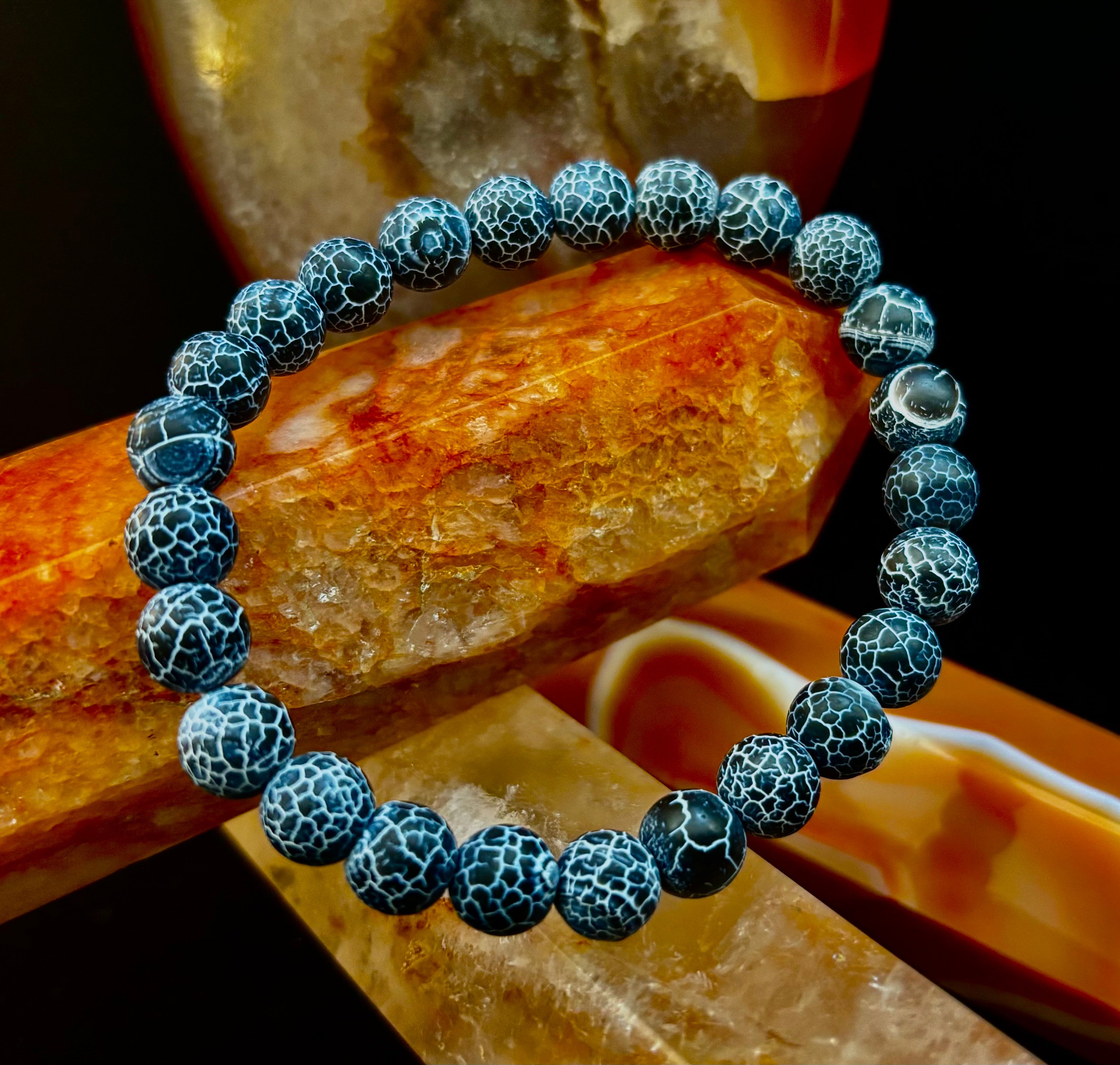 Frosted Earth Agate Bracelet (4 Wicked Fabulous Colors!)