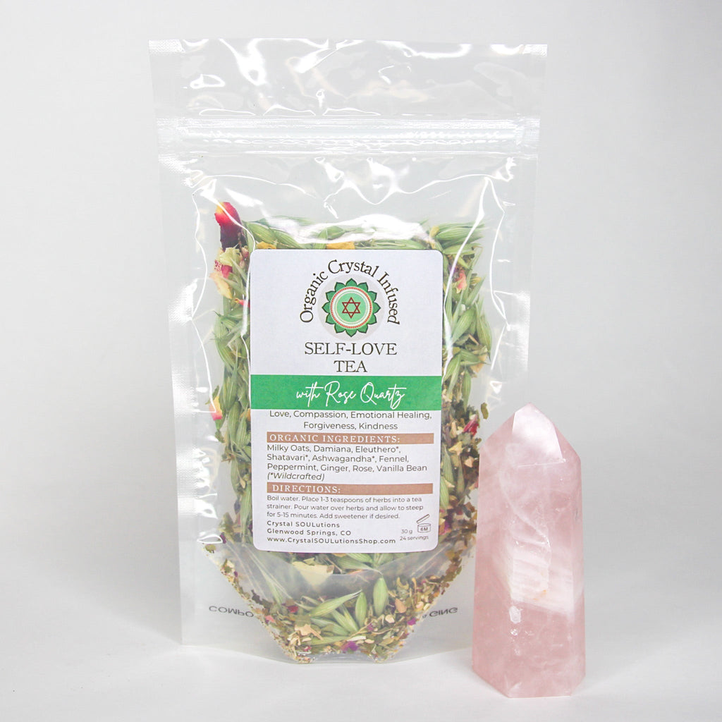 Self-Love Tea - Organic Crystal Infused